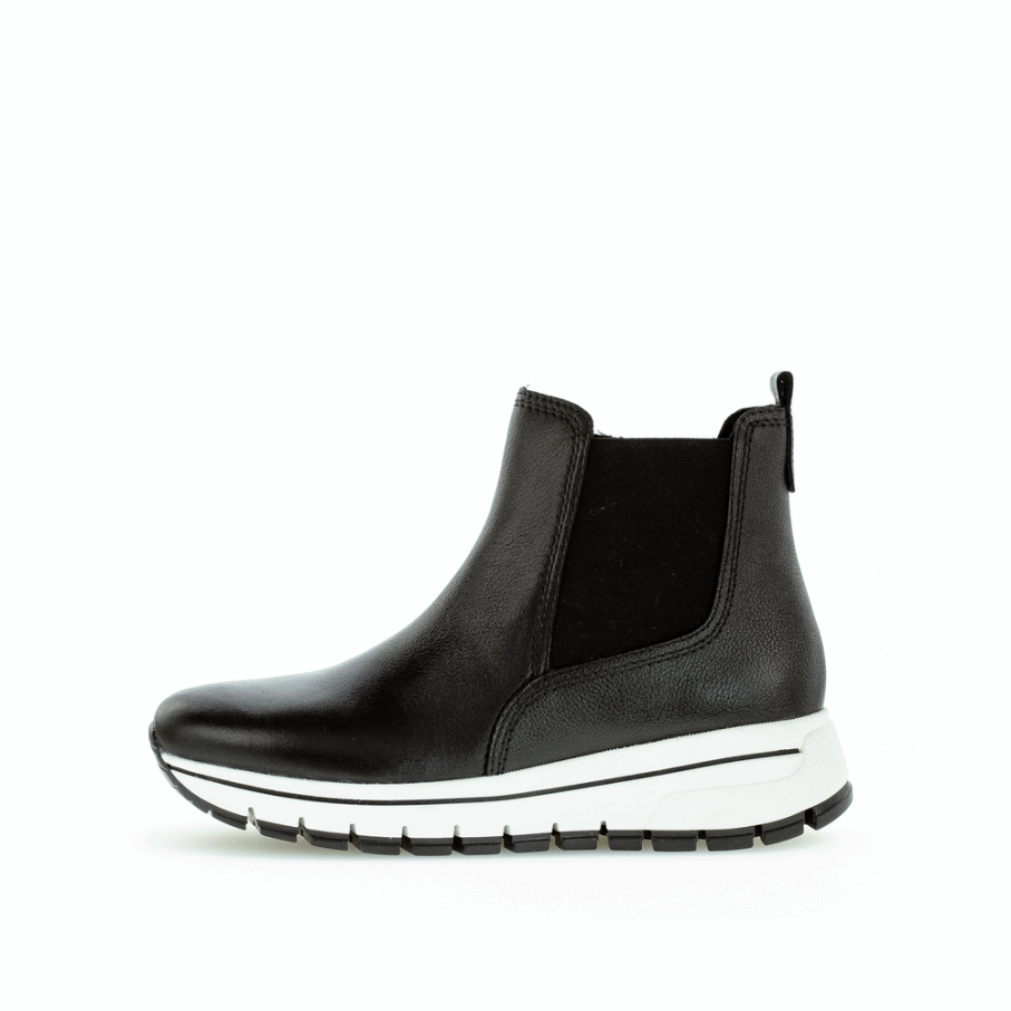 Gabor Black Wedge μποτάκι